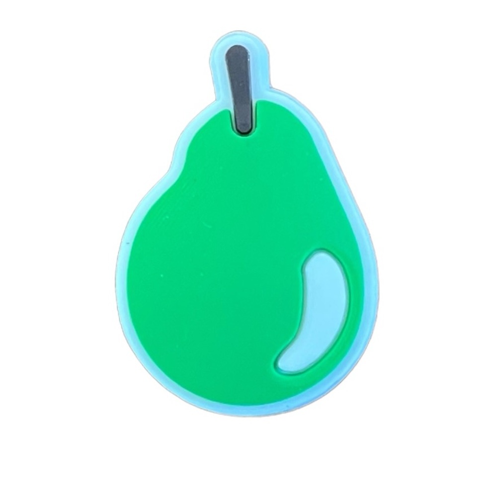 Pear Croc Charm